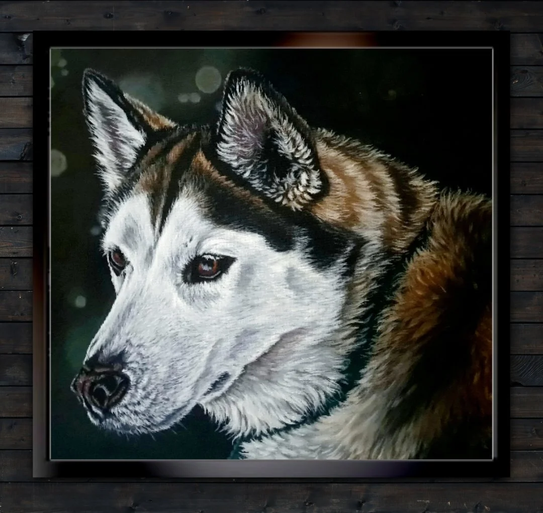 Siberian husky artwork canada