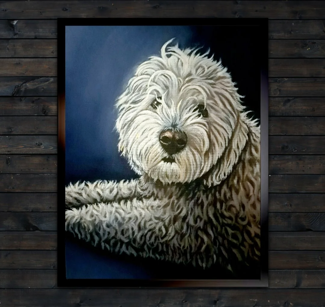 dog artwork pet art