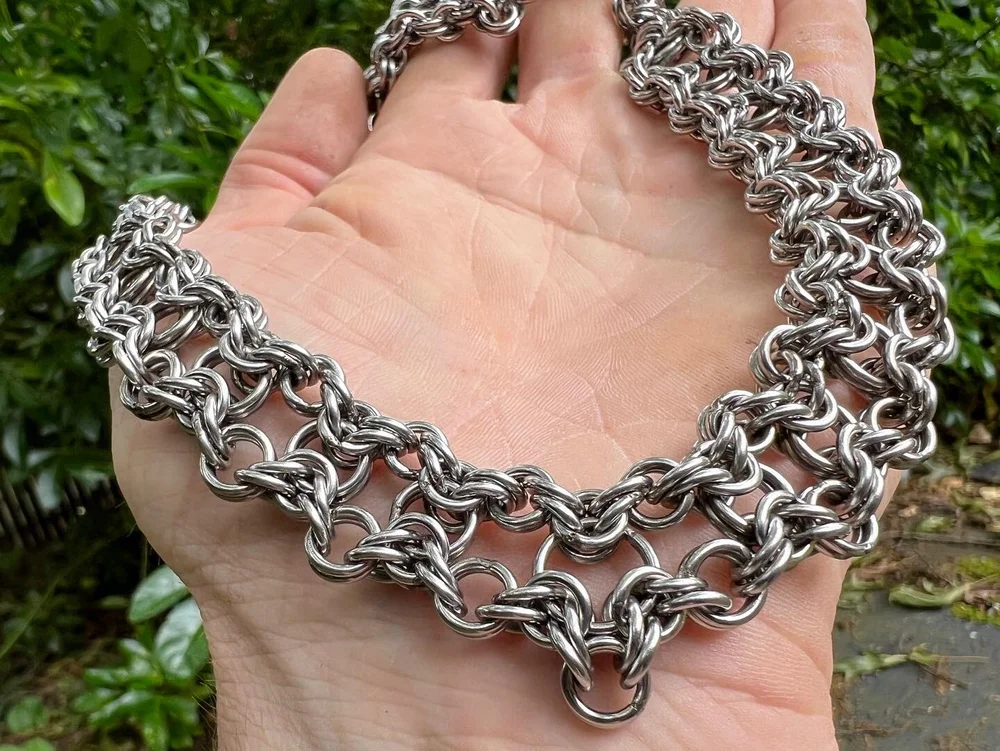 Chainmail necklace deals patterns