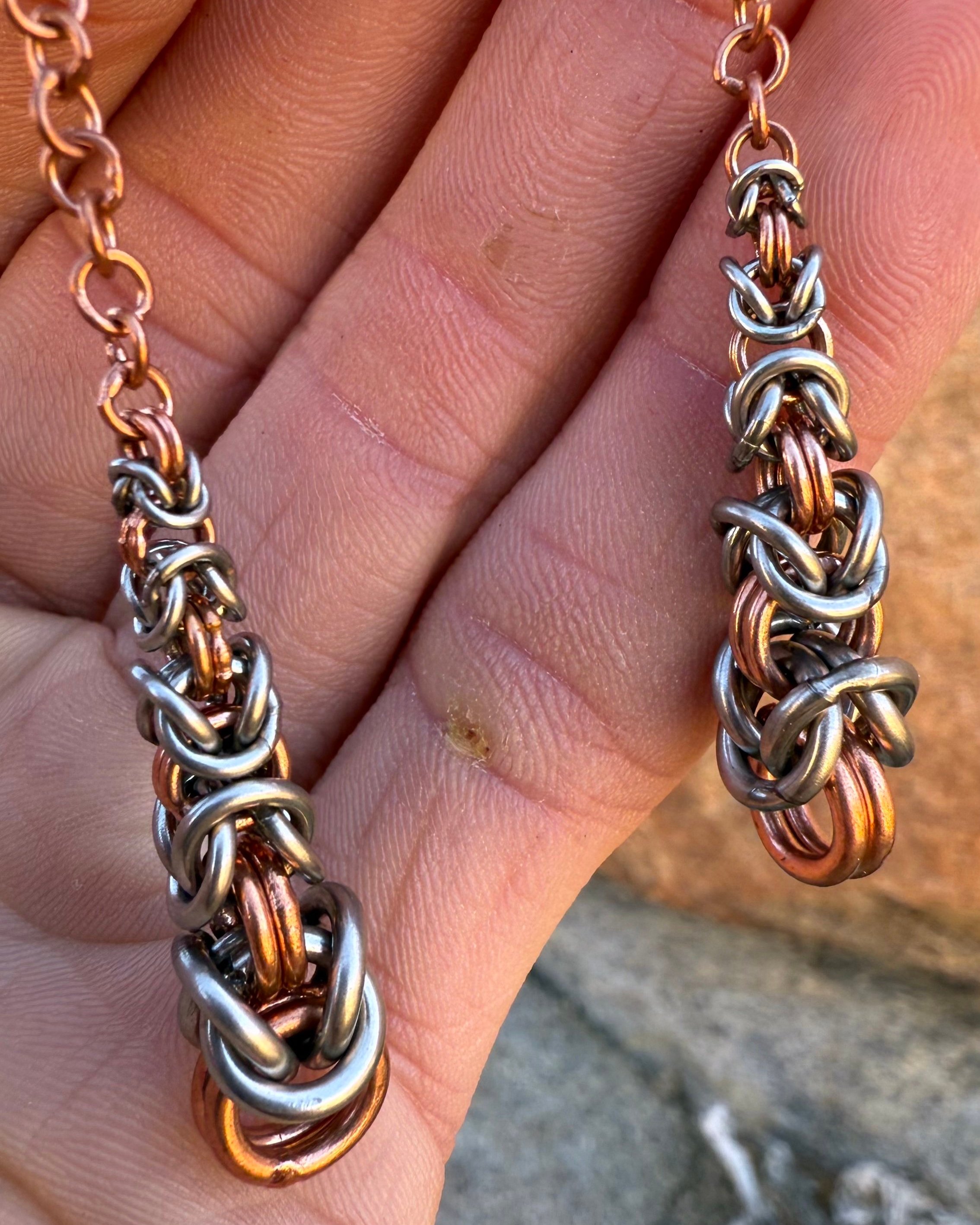 22-16g+Copper+Long+Byzantine+Teardrop+Earrings+2.jpg