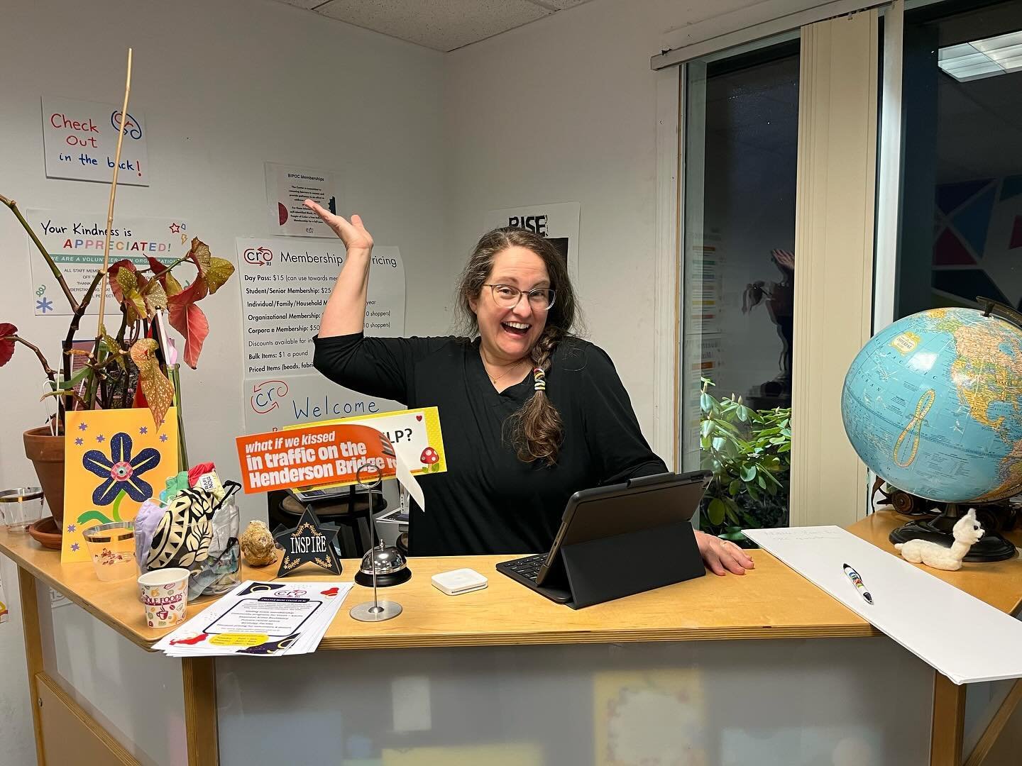 Three cheers for Marie, our Event Coordinator!

Thank you for making the CRC come alive with community connections! We appreciate you!