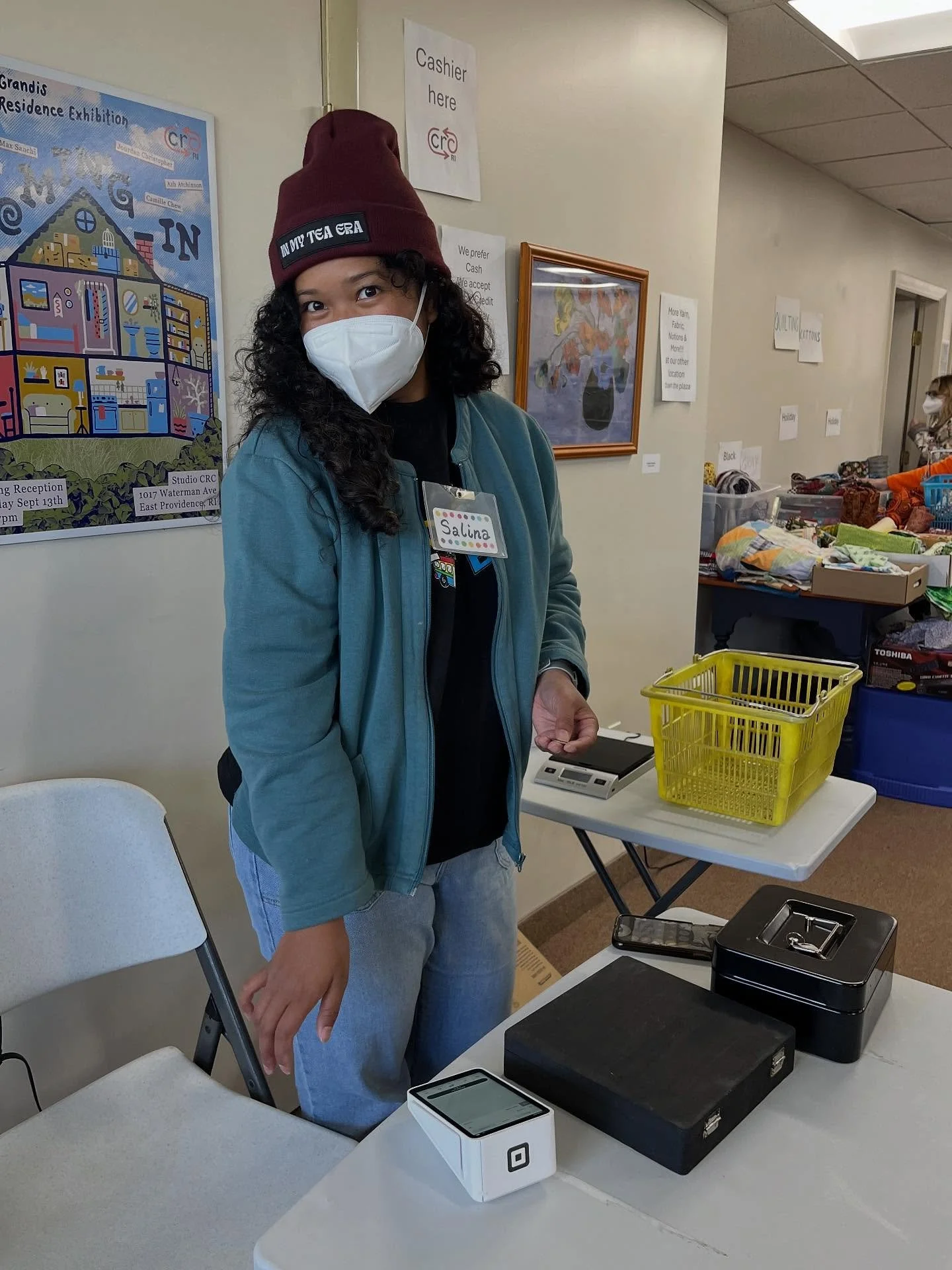 Can’t wait to see you at our fabric and yarn sale this weekend! 12-4 Saturday and Sunday at Studio CRC (1017 Waterman Ave, East Providence). We’ve got two check out lines so no wait! :)