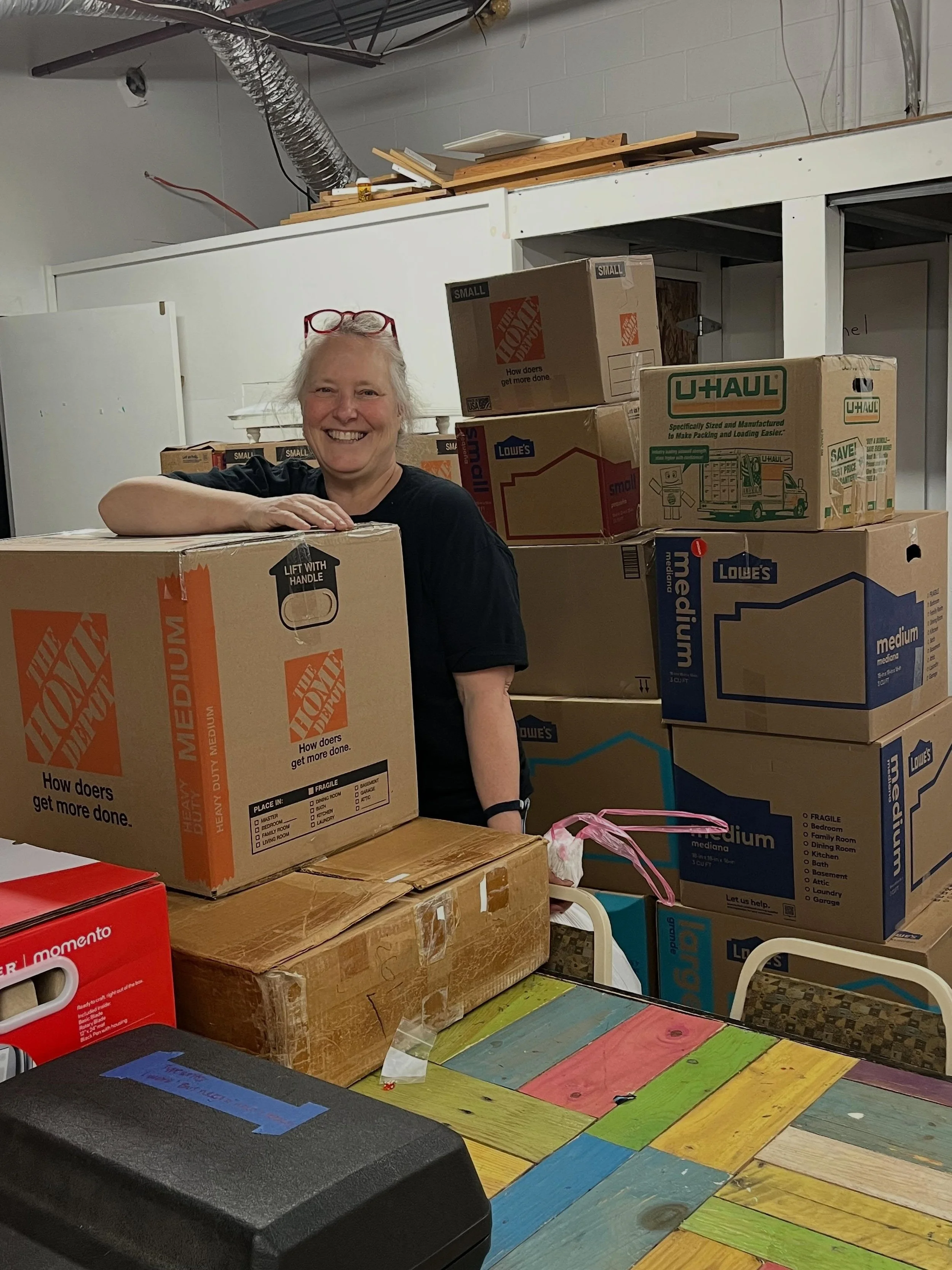 Huge shouts of gratitude for @maybelle1990 for magnificently managing the entire packing and moving process! 

Today we taped up the last box and the movers come tomorrow! 

Thank you to all of the staff members and volunteers who worked so hard to m