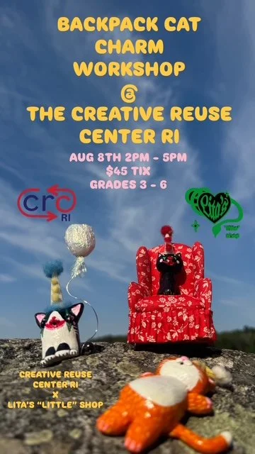 Backpack Cat Charm Workshop for Kids