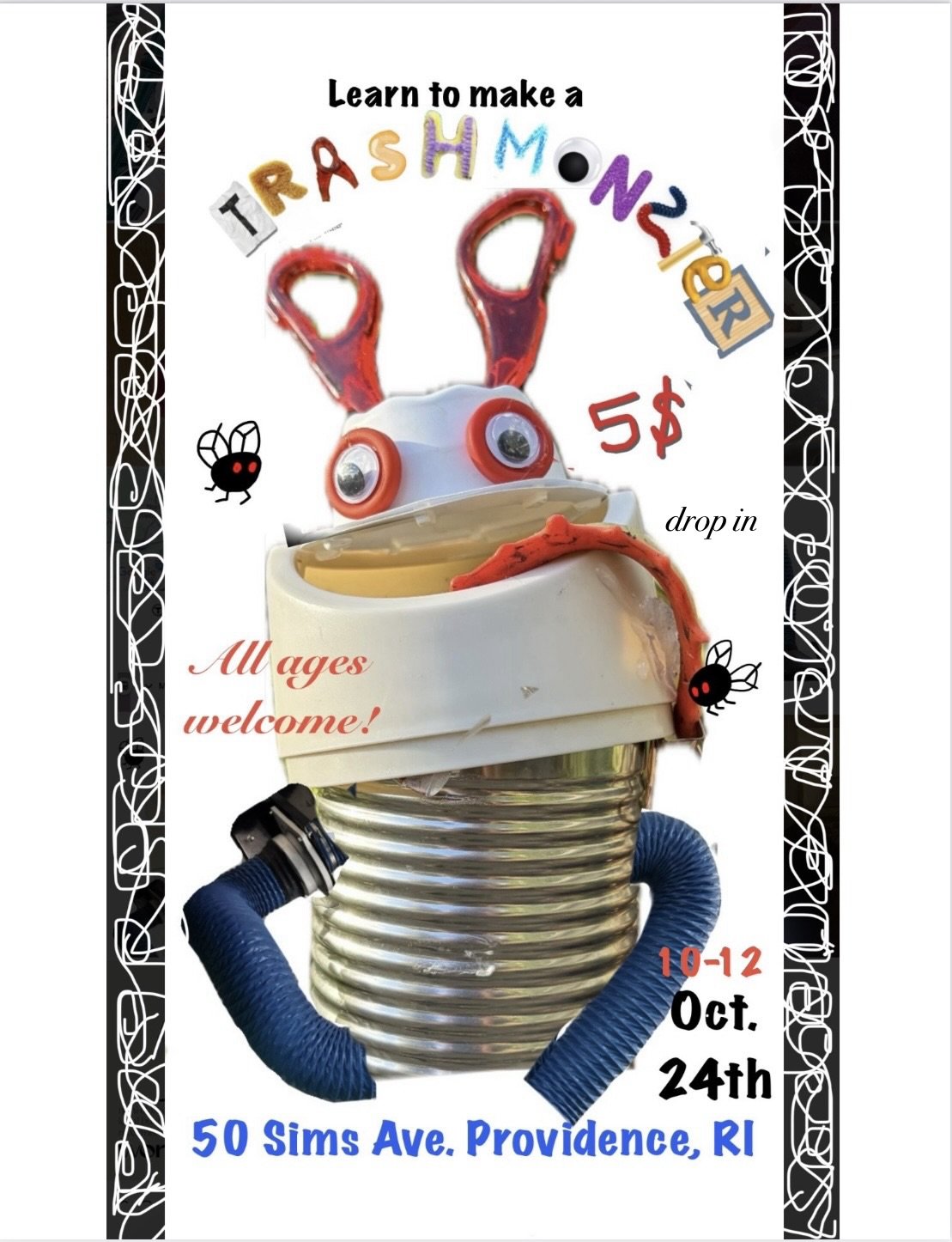 Trashmonster Workshop with resident artist Serena Dunlap