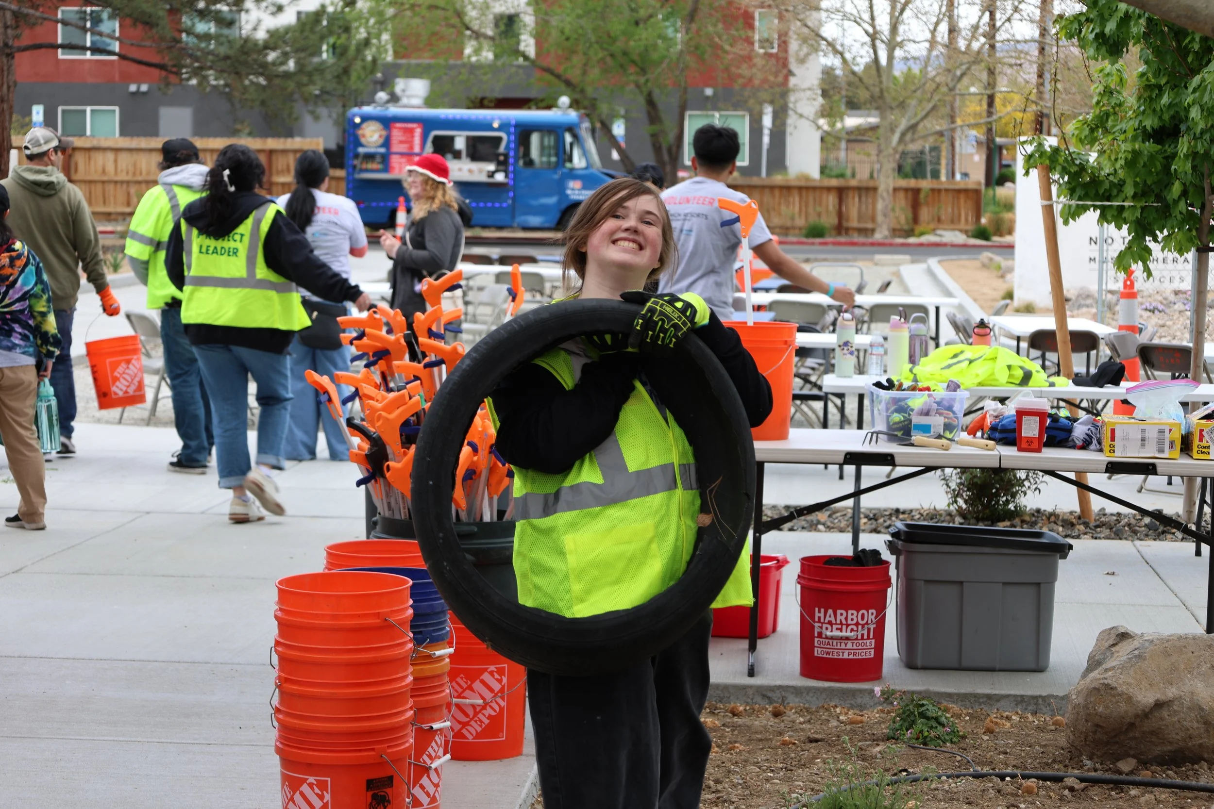 Photo of River during volunteer cleanup
