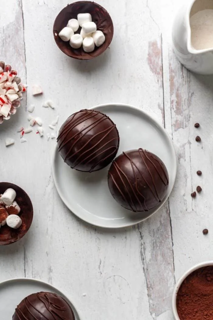 Dairy Free Hot Cocoa bombs