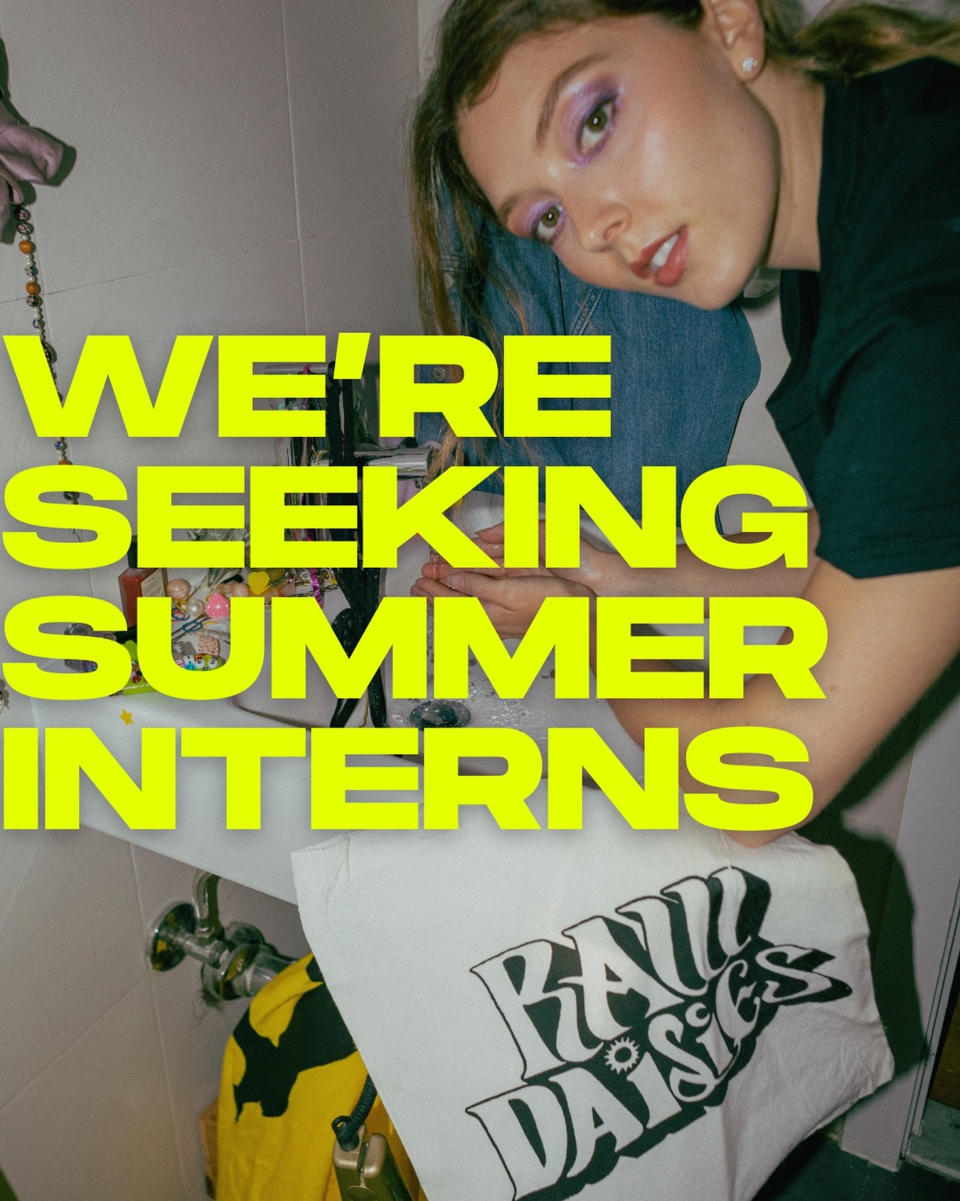 is looking for THREE interns this summer!

✨ Marketing Intern ✨
✂️ Audio/Video Editor Intern ✂️
👕 Merch Intern 👕

Is it gonna be you?

To apply, submit your resume and cover letter explaining your interest in the position at the link in our bio. Al