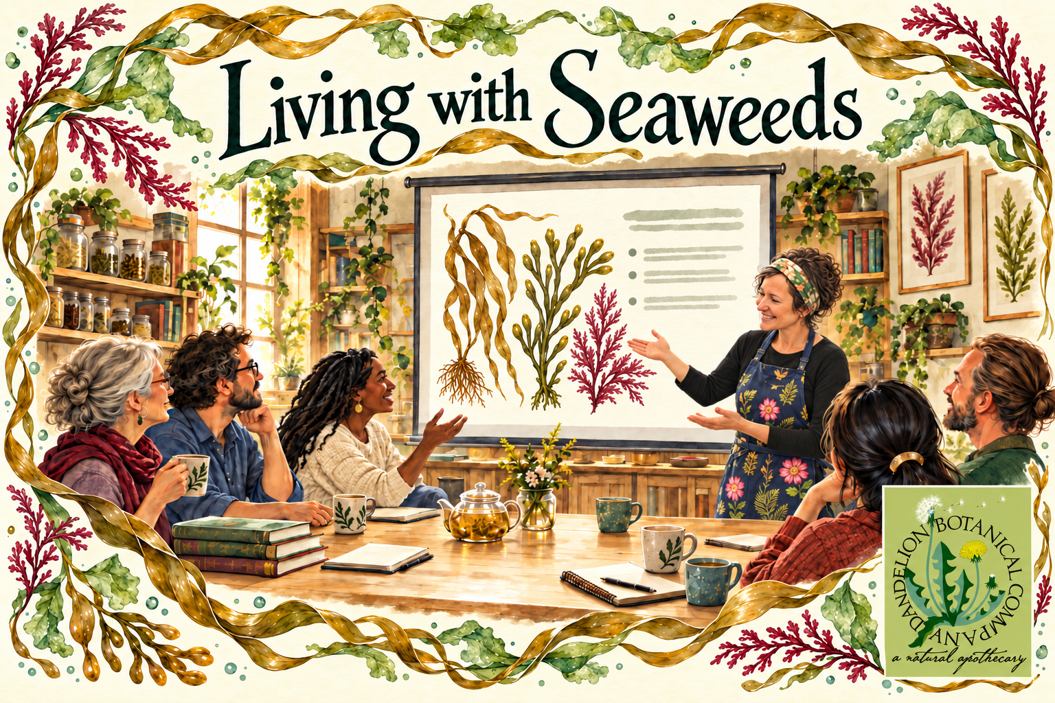Living with Seaweeds: 10 Ways to Make Seaweeds Part of Everyday Life (Sequim 3.11.27 · 5-6pm PDT)
