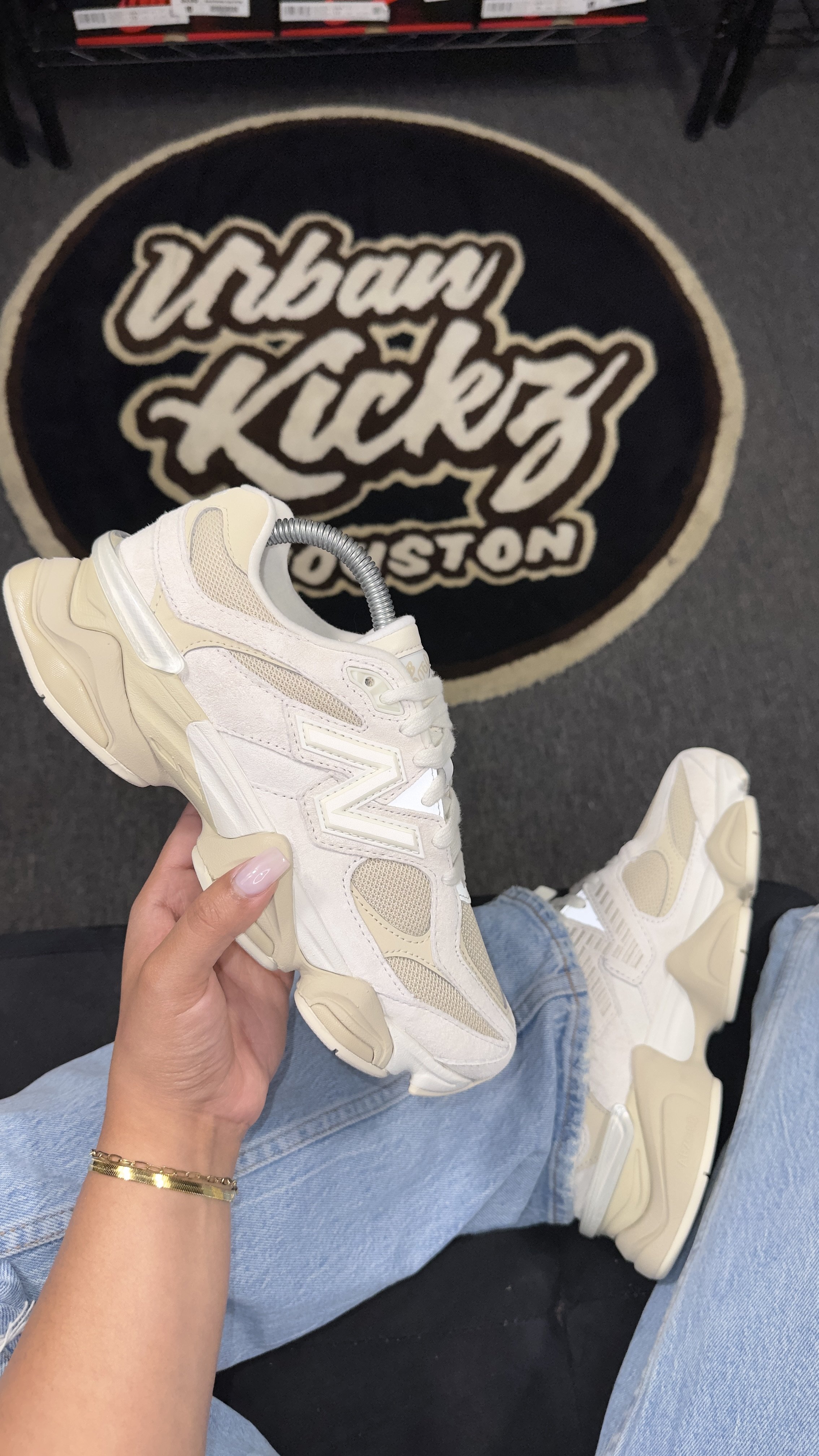 New balance 9060 Beige White