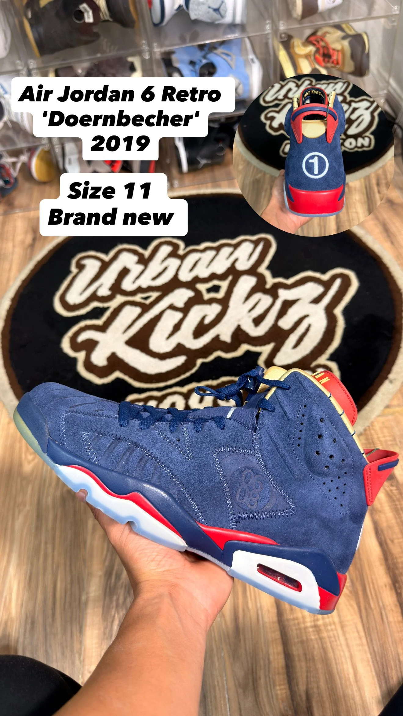 Jordan 6 Retro Doernbecher 15th Anniversary Size 11