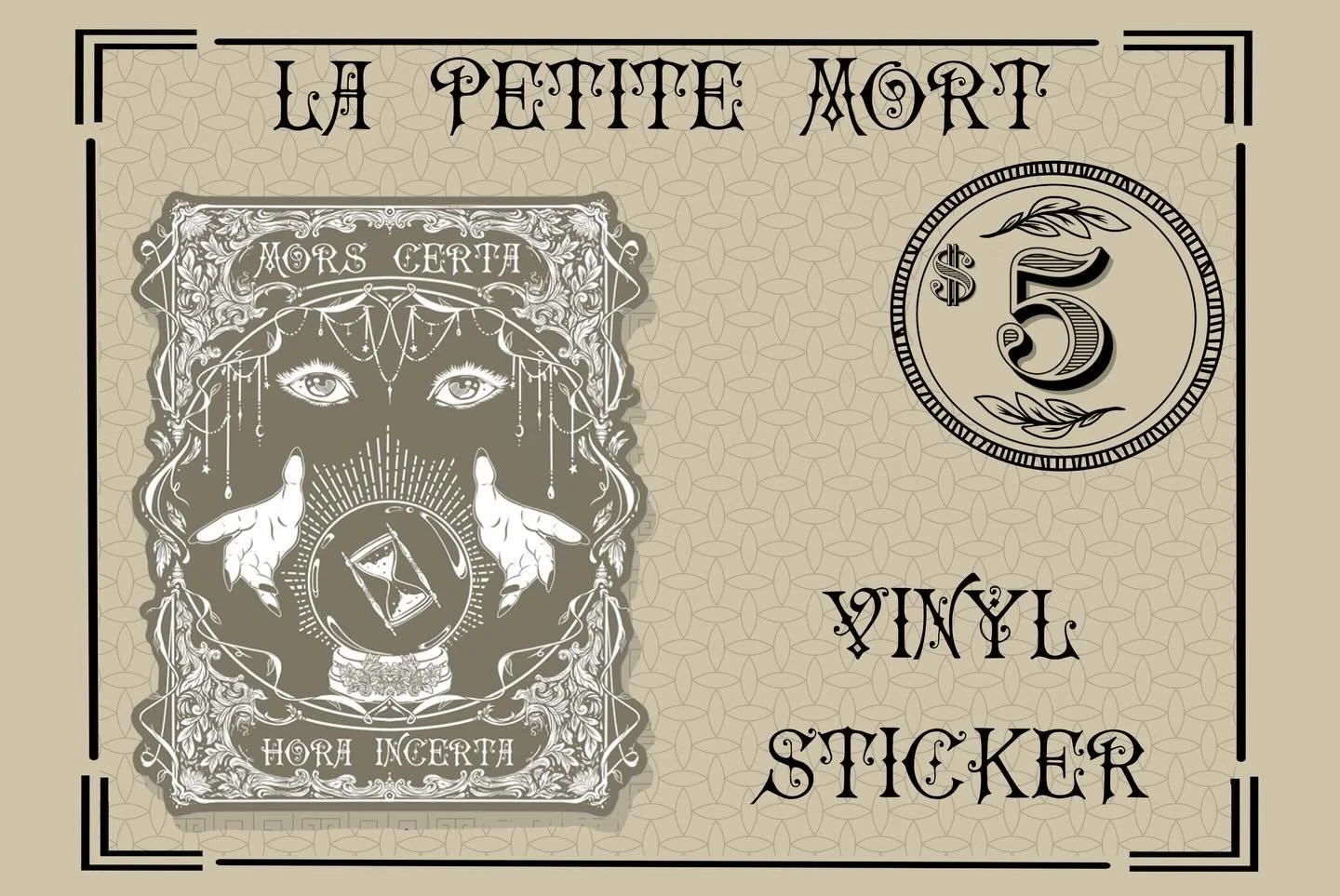 Hello everyone!! happy Friday the 13th!!!!

Just wanting to update that we are at 84% for the Mors Certa Shirt Campaign! Less than 200 dollars remain to the finish line! And 24 more days to go!!! I truly can&rsquo;t wait to get these all made for you