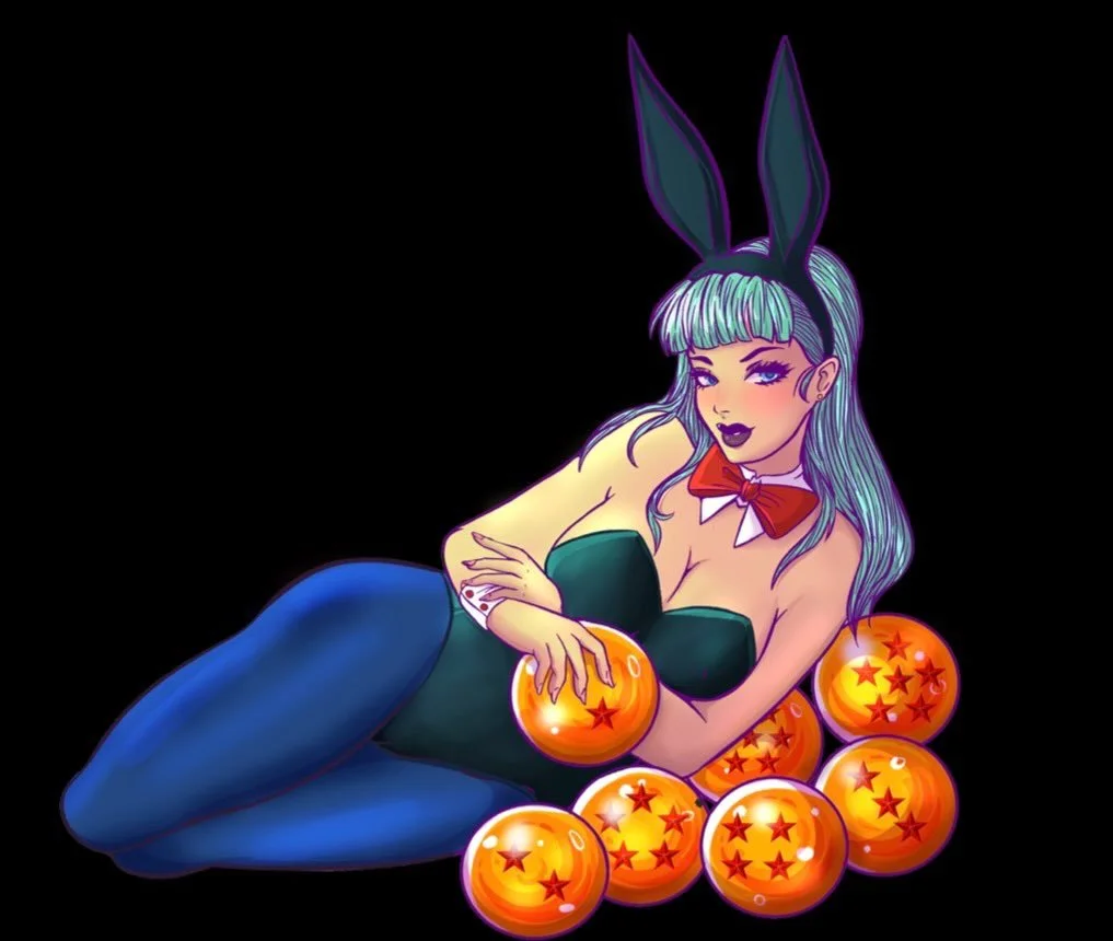 Bulma sticker for April!!!

Wheel of Waifu was kind to us this month with a bunny girl option 🐰 
 ✨🩷✨

#bulma #dragonballz #bunnysuit