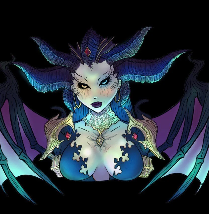 Sticker of the Month- Lilith - Diablo IV

This is by far the longest time I have spent drawing for the monthly print club this print and sticker combo tool me a total of 4 days to lay down right. 

Thank you to everyone who supports me and pushes me 