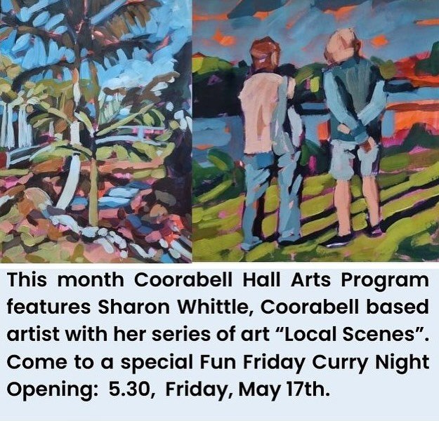 Tomorrow night join us for curry and the Coorabell Arts Program