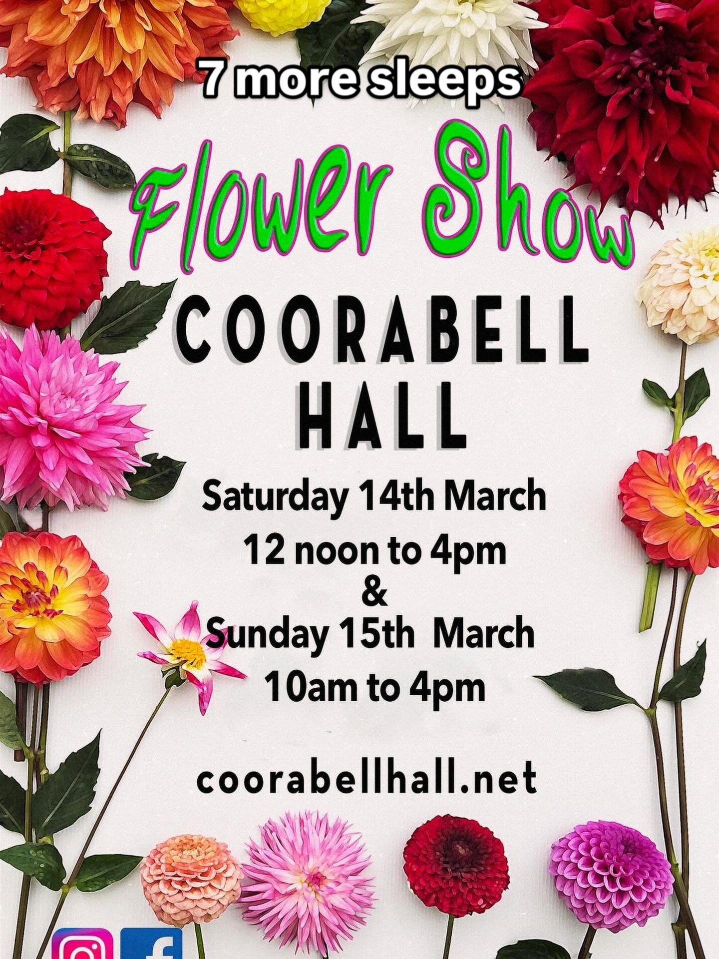 7 more sleeps till the flower show