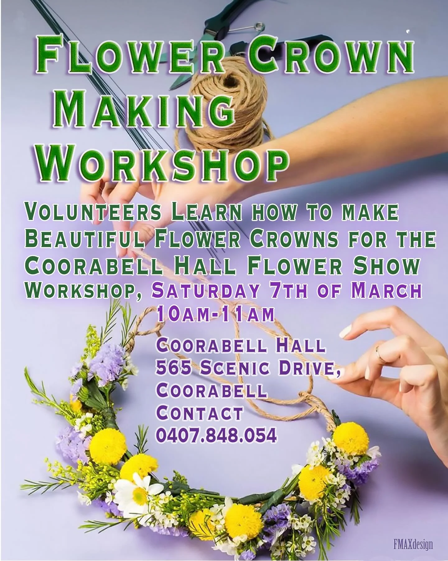 Come make flower crowns !