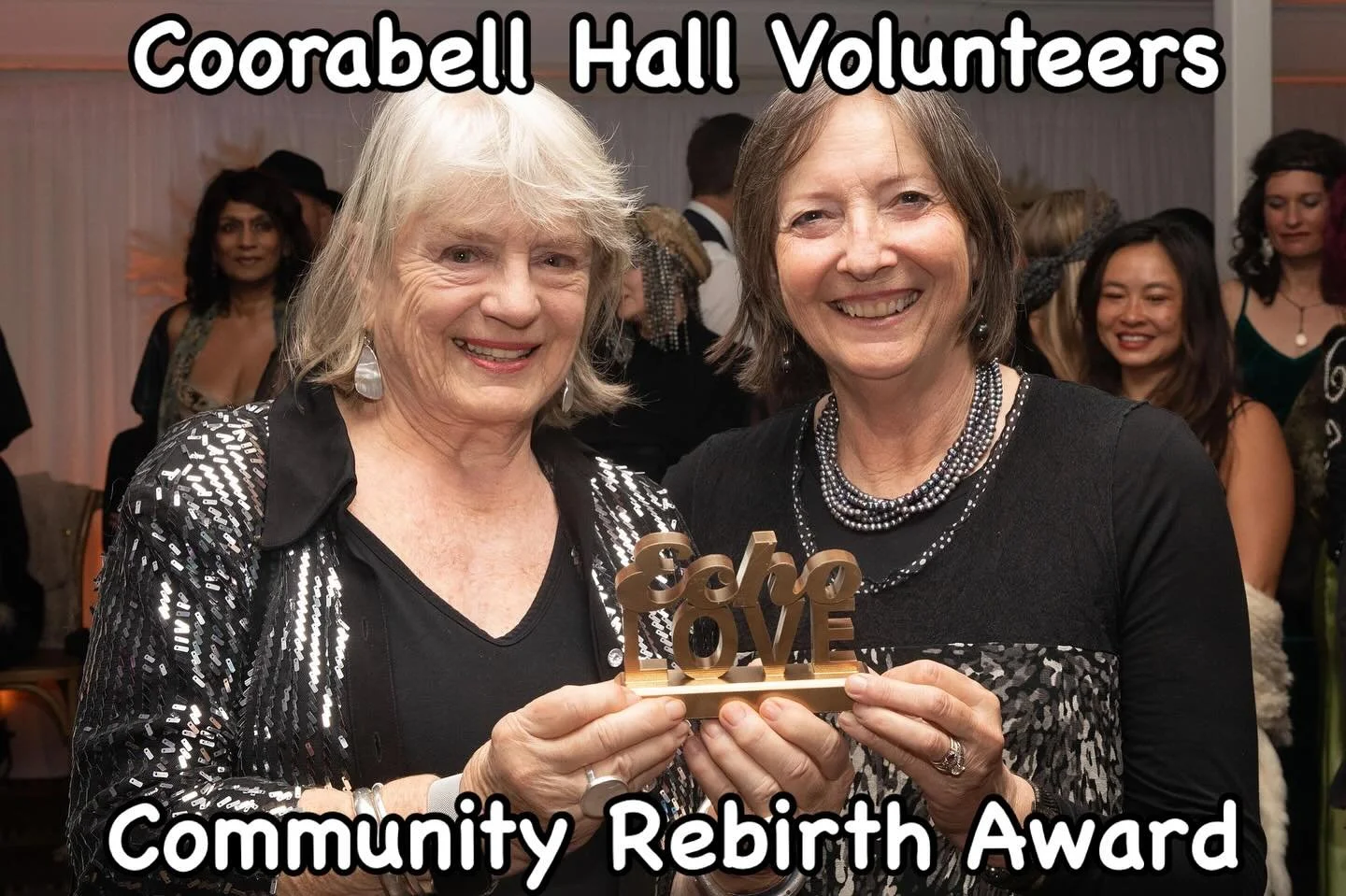 Coorabell Hall was honoured to win the Community Rebirth award at the recent Echo newspaper awards. Fitting recognition of our amazing volunteers. Photo by Tree Faerie