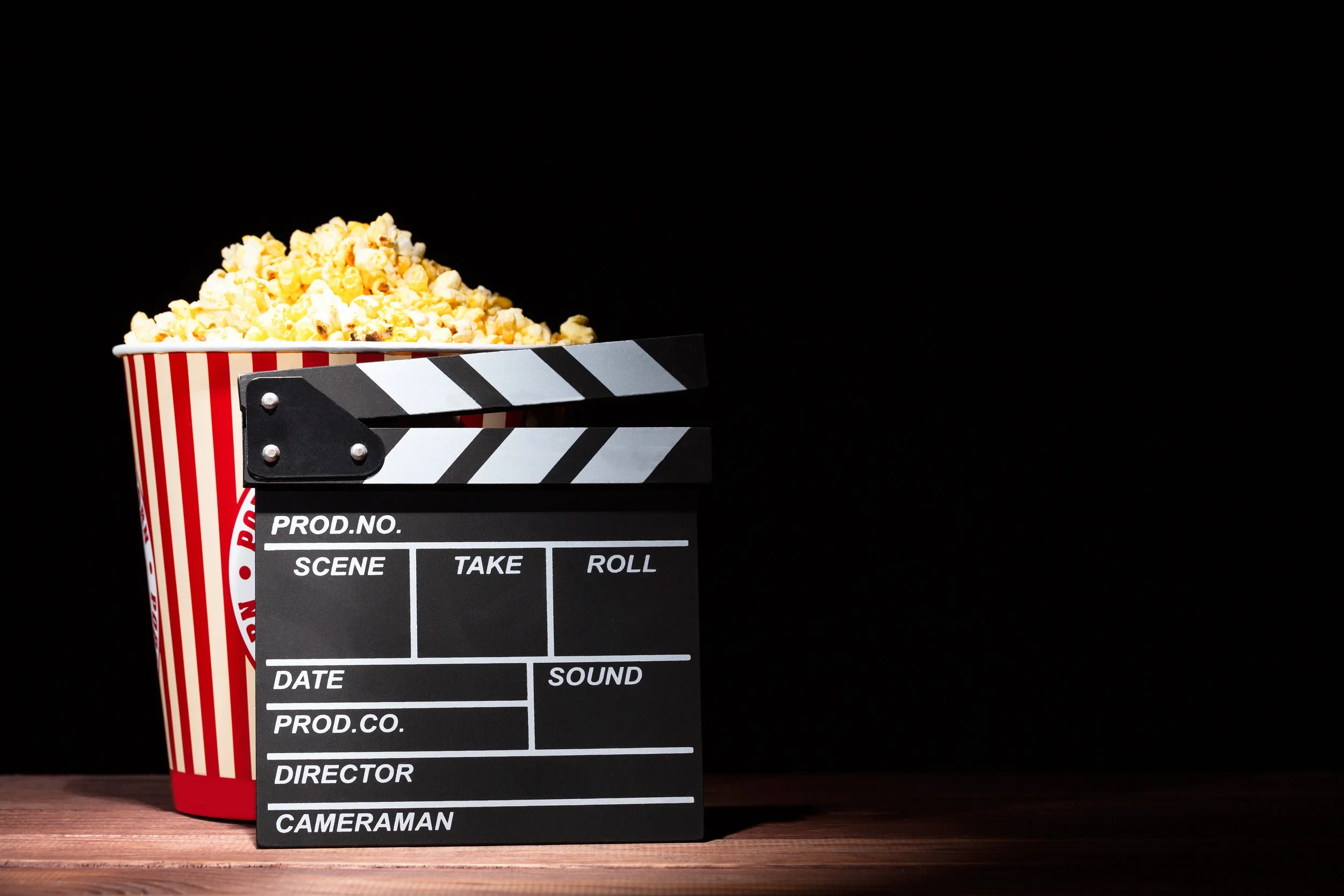 Coorabell Hall Film Club - Popcorn and slate