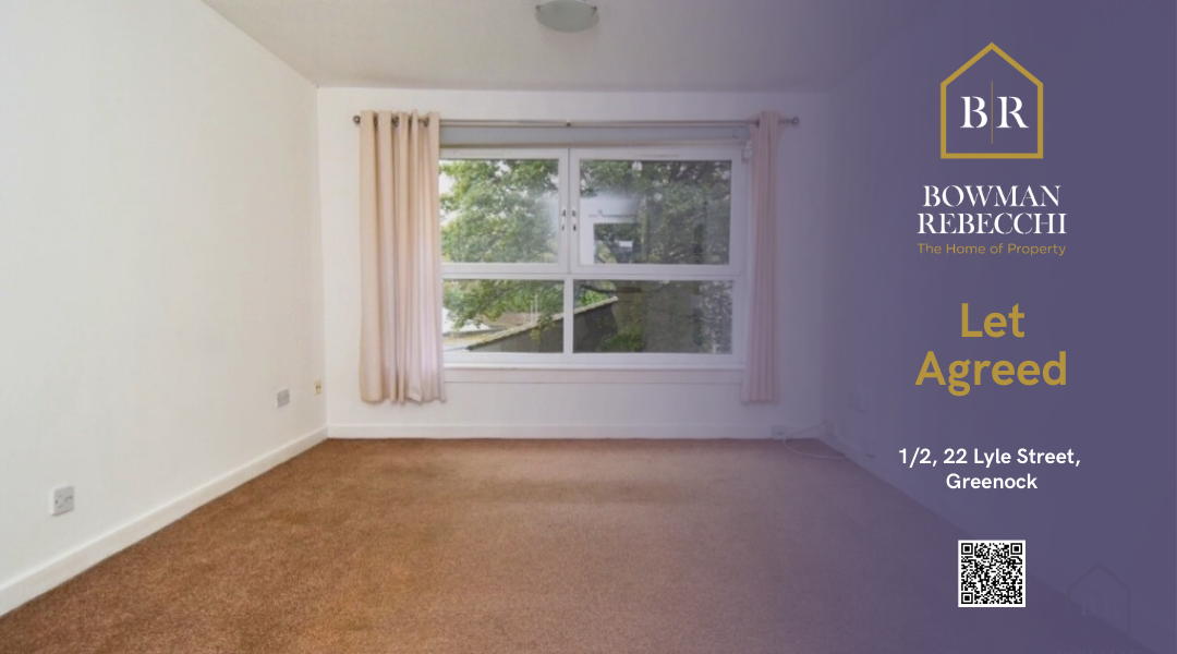 Spacious One-bedroom Flat In Central Greenock Successfully Let
