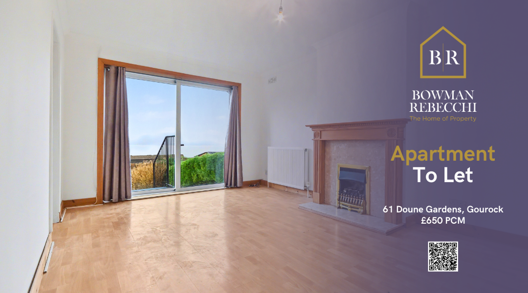 Smart Ground Floor Castle Levan Apartment To Let
