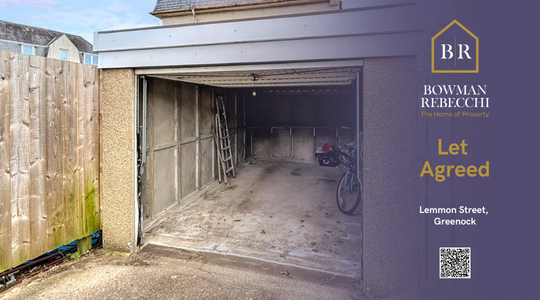 Central Greenock Garage Successfully Let