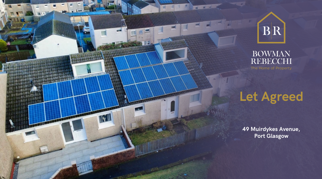 Rarely Available Port Glasgow Home Successfully Let