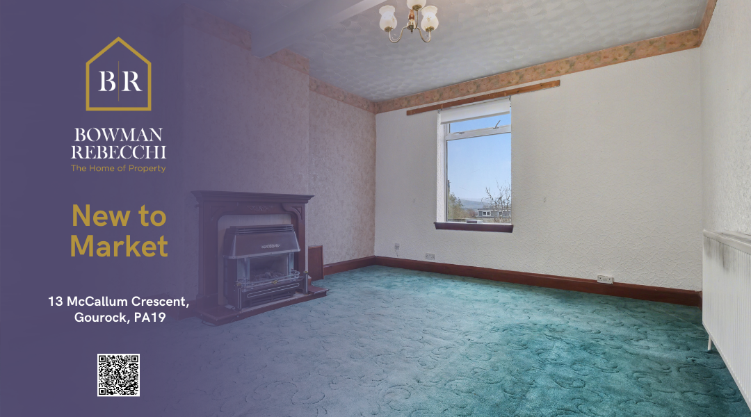 High Potential Semi-detached Family Home in Gourock Comes To Market