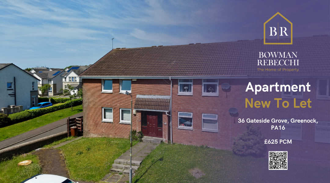 Superb Upper Quarter Villa In Popular Greenock Location Available To Let