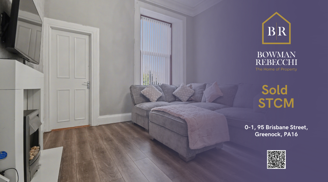 Offer Accepted for Superb Ground Floor Flat in West End of Greenock