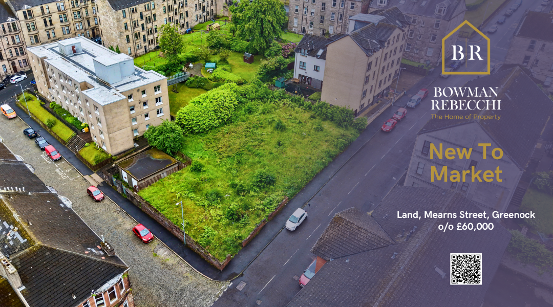 Rarely Available Parcel Of Land In Central Greenock Comes To Market