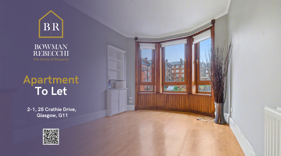 Second Floor Unfurnished Glasgow Apartment Available To Let