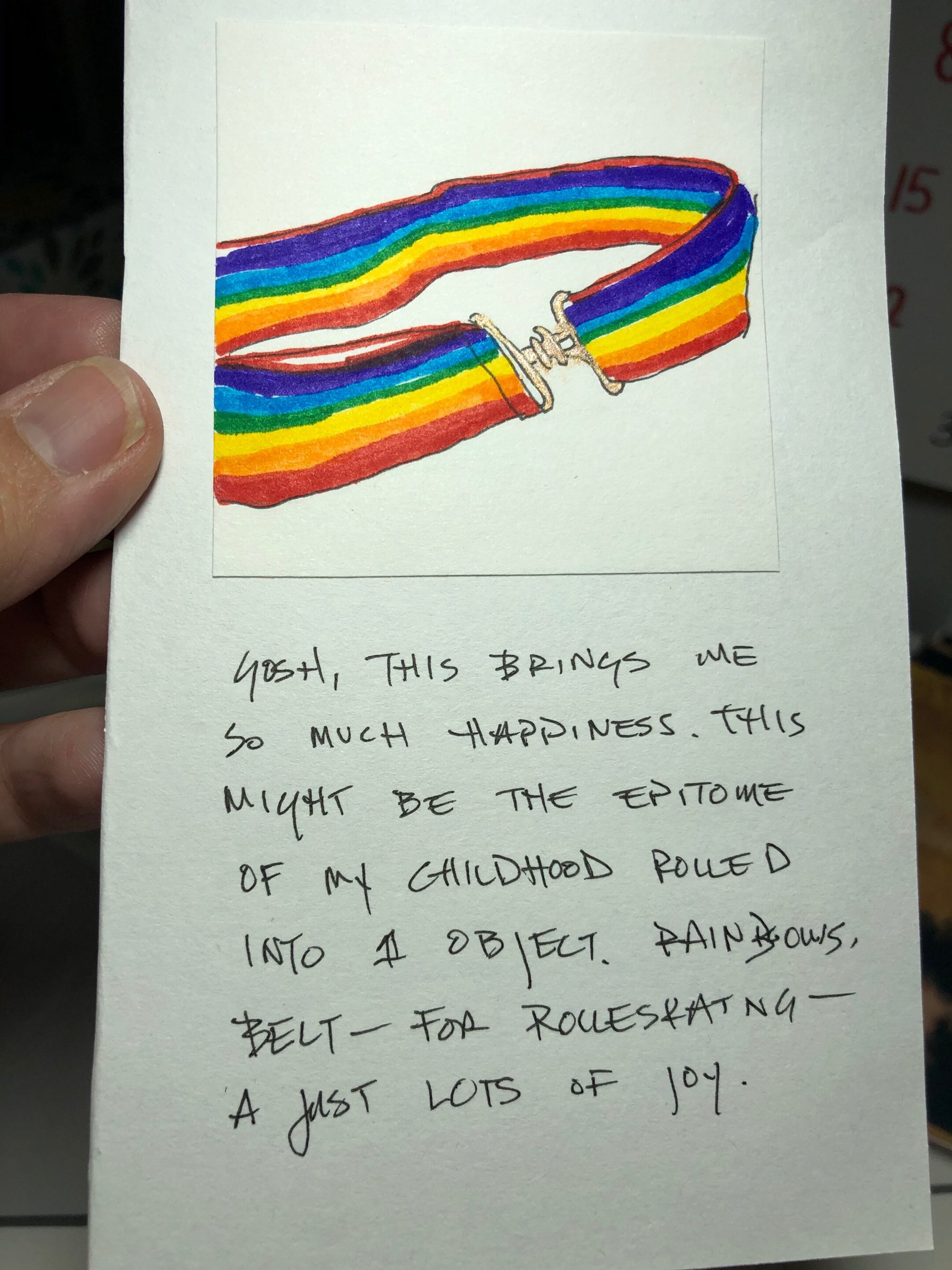 Rainbow belt