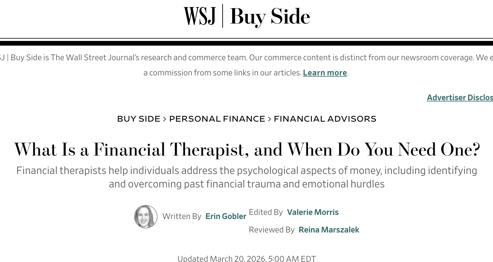What Is a Financial Therapist, and When Do You Need One?