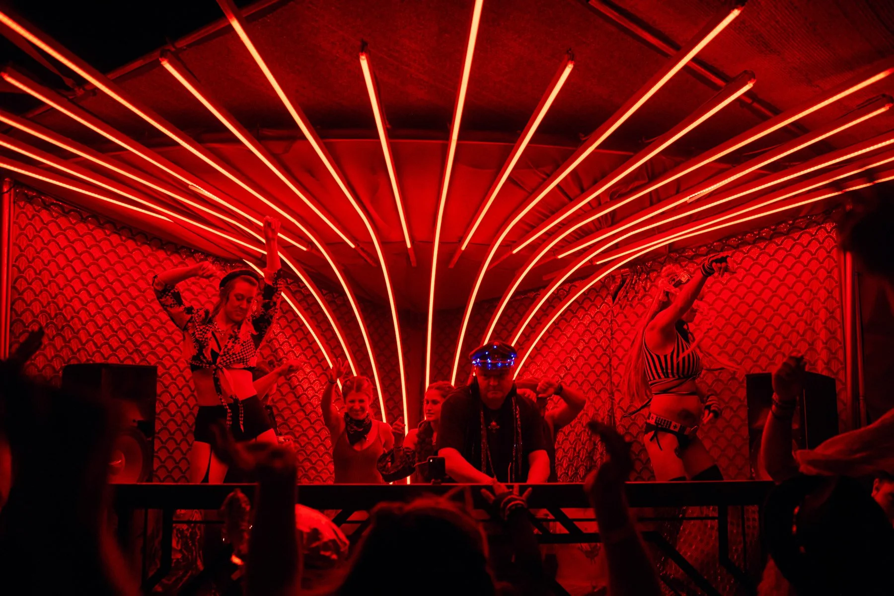 Burning Man 2022 DJ Dan Red Lights