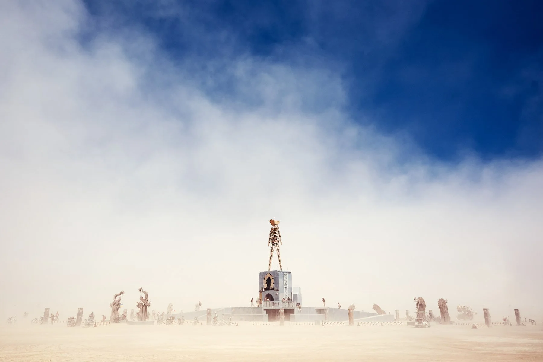 Burning Man 2022 The Man Dusty