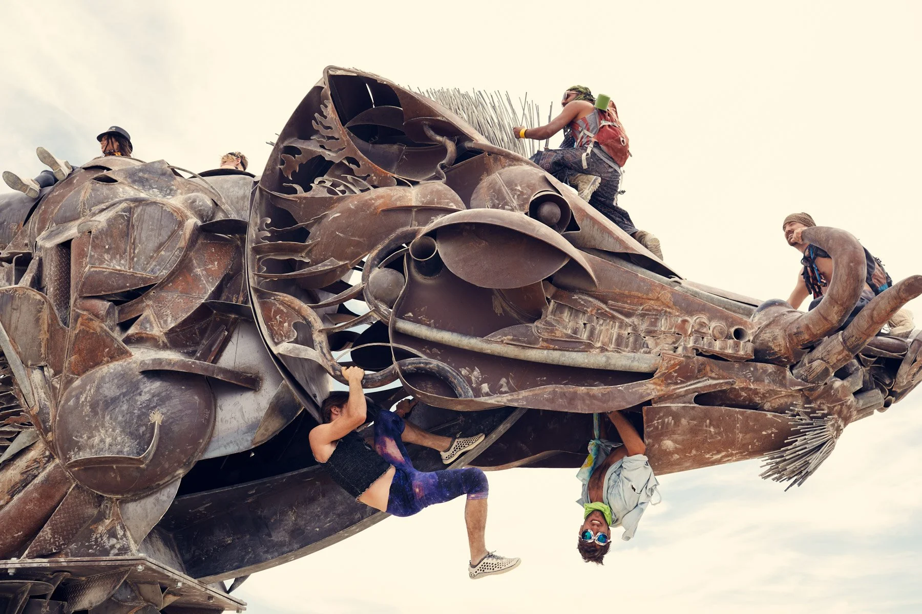 Burning Man 2016 Rhino Steampunk