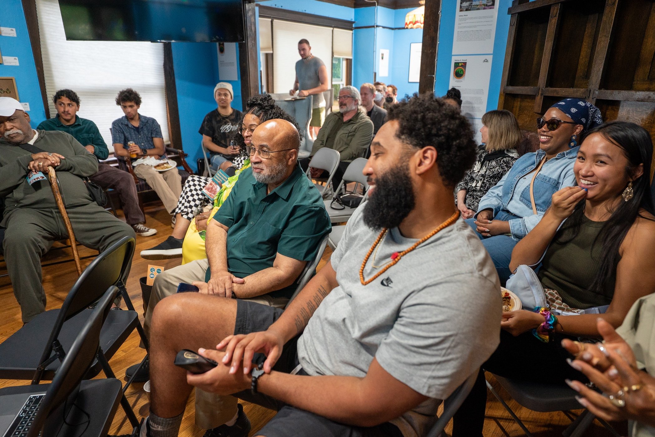 Listening party at Wa Na Wari