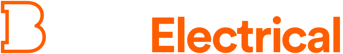Logo of Bitz Electrical with a stylized letter B and lightning bolt.