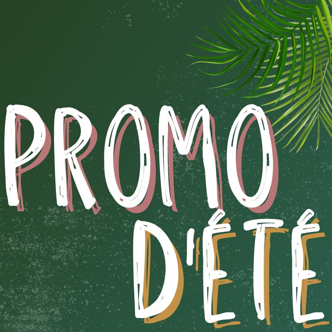 ☀️PROMO D'ÉTÉ☀️
📌 Valid now, on site or online. 📌 Until May 31!
📌 It's possible to add 3 months to your current subscription!
-
☀️SUMMER PROMOTION☀️
📌 Valid now, on site 