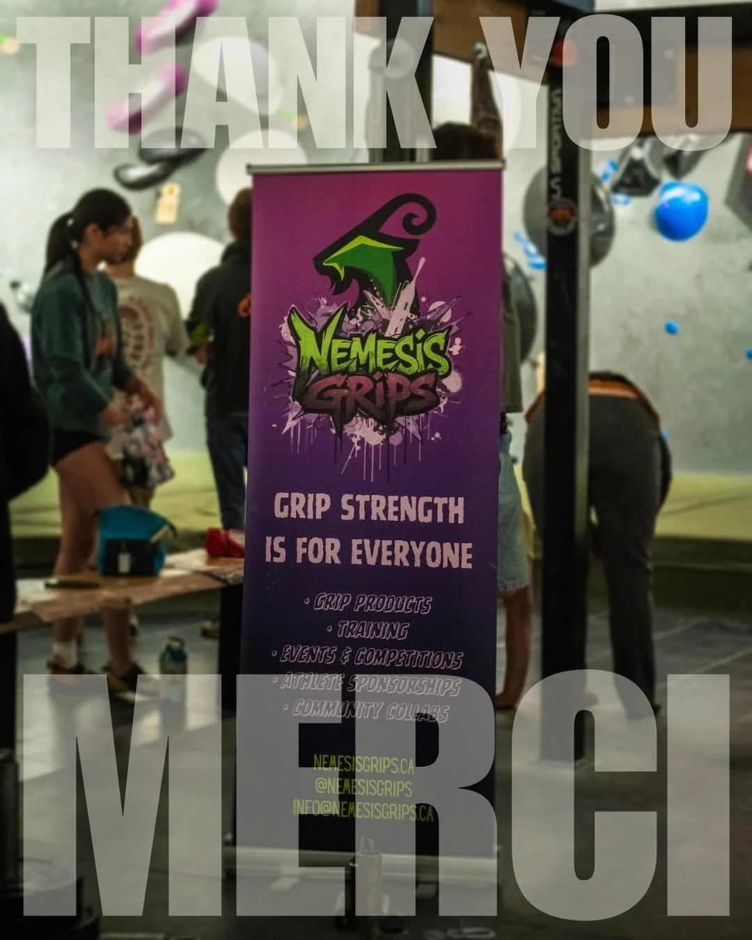 🌕 Retour sur la démo de Némésis Grip 💪

Gros merci à Némésis Grip de s’être joint à nous, on espère que vous vous êtes bien amusé à tester votre force de pr&eac