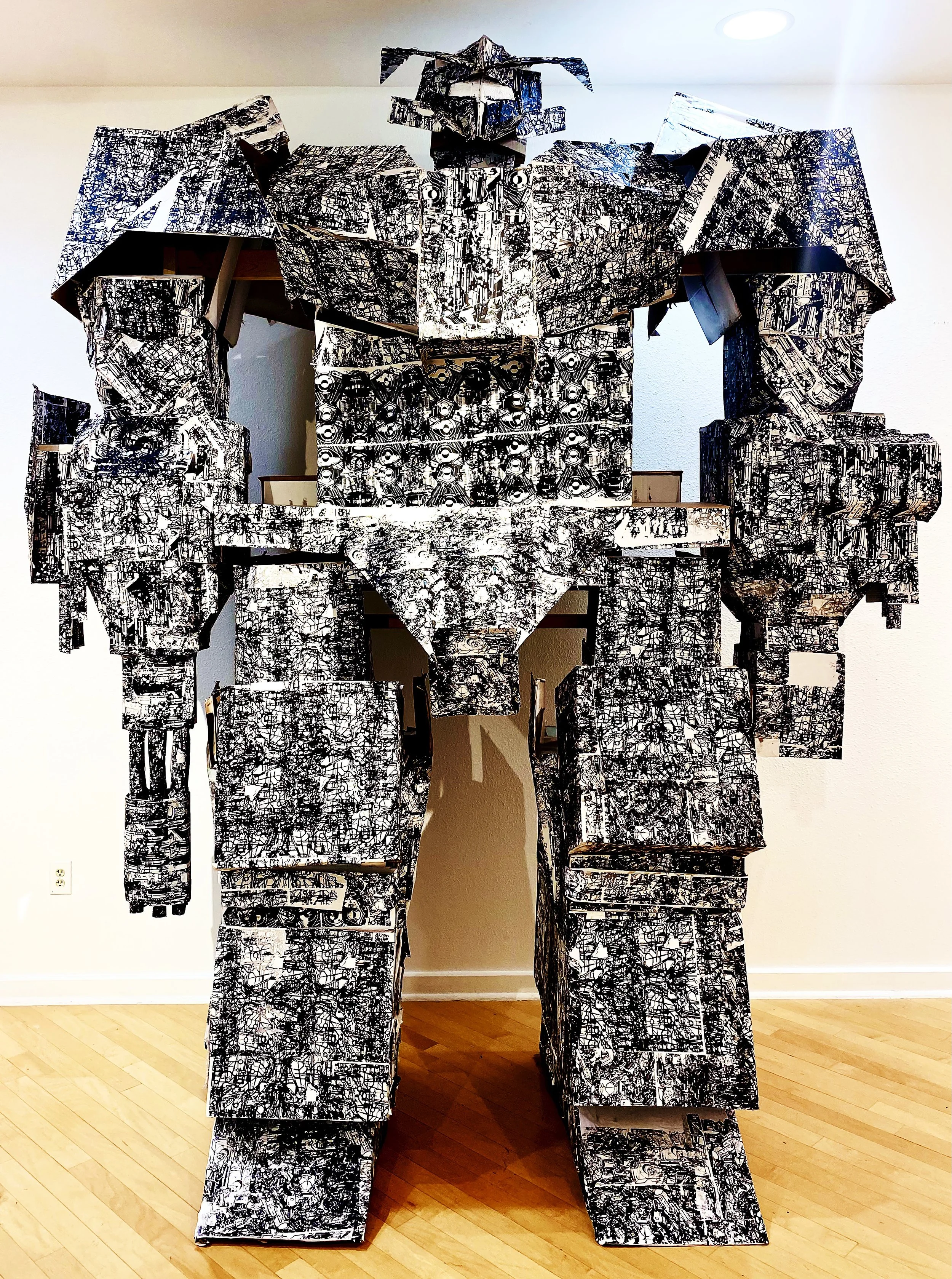 "Atlas" Model 1 “Nine Divines,” Senior Practicum Show: TAMIU Fine and Preforming Arts Center Gallery, Laredo Texas (2022)

