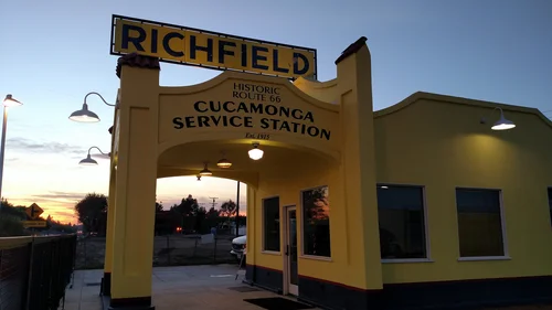 Cucamonga Service Station, museum in Foothill Boulevard, Rancho Cucamonga, photo 4 of 7