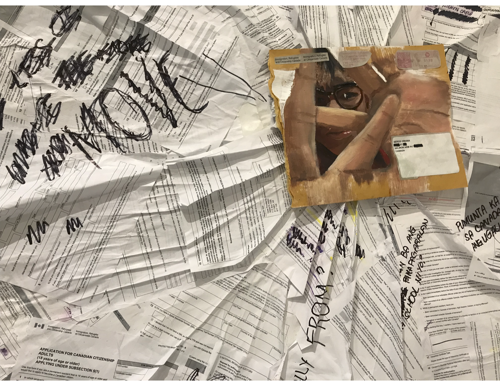 Intersection exhibition at Salmon Arm Art Gallery