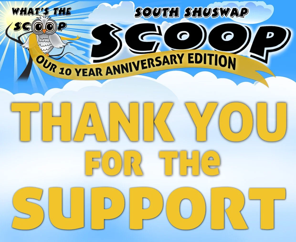 Celebrating 10 Years of the South Shuswap Scoop