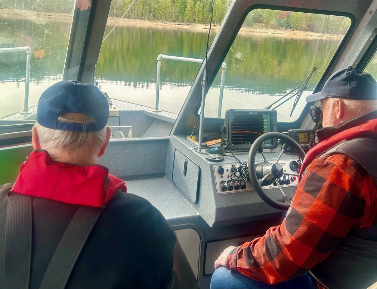 Deep Water Quests Society training on the lake in March