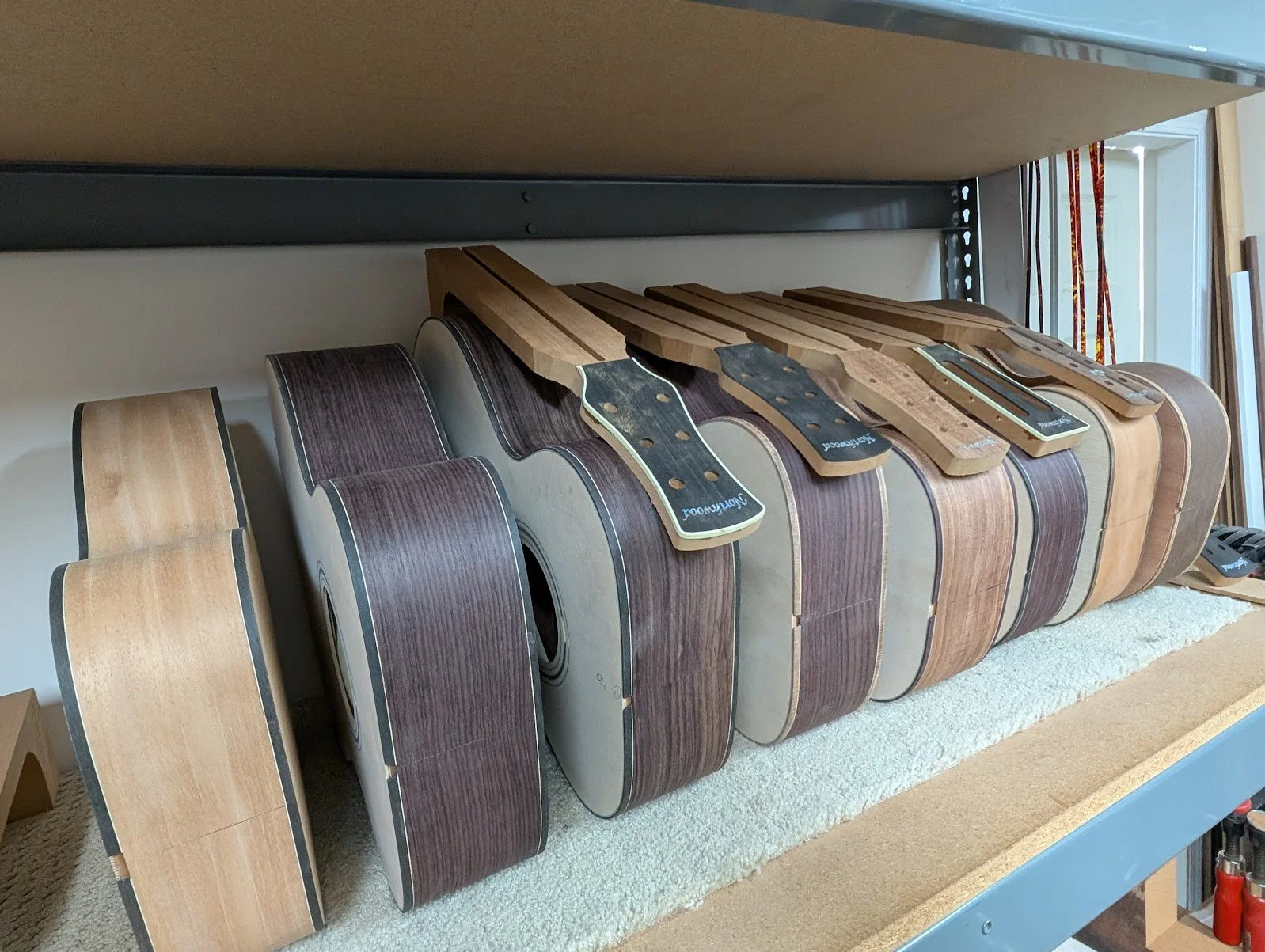 Northwood guitars in production