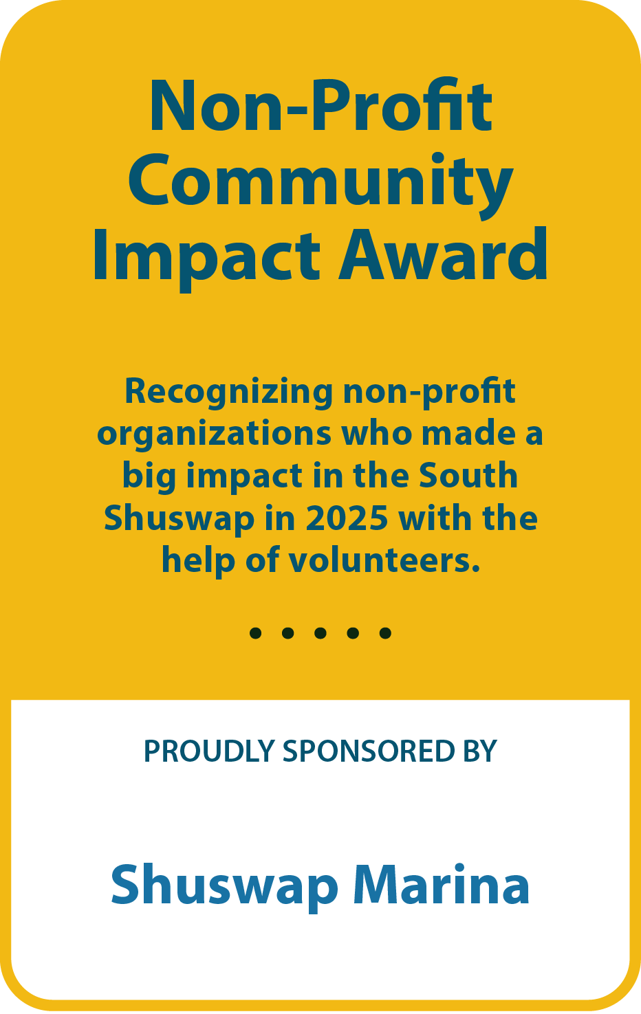 Non-profit Community Impact Award