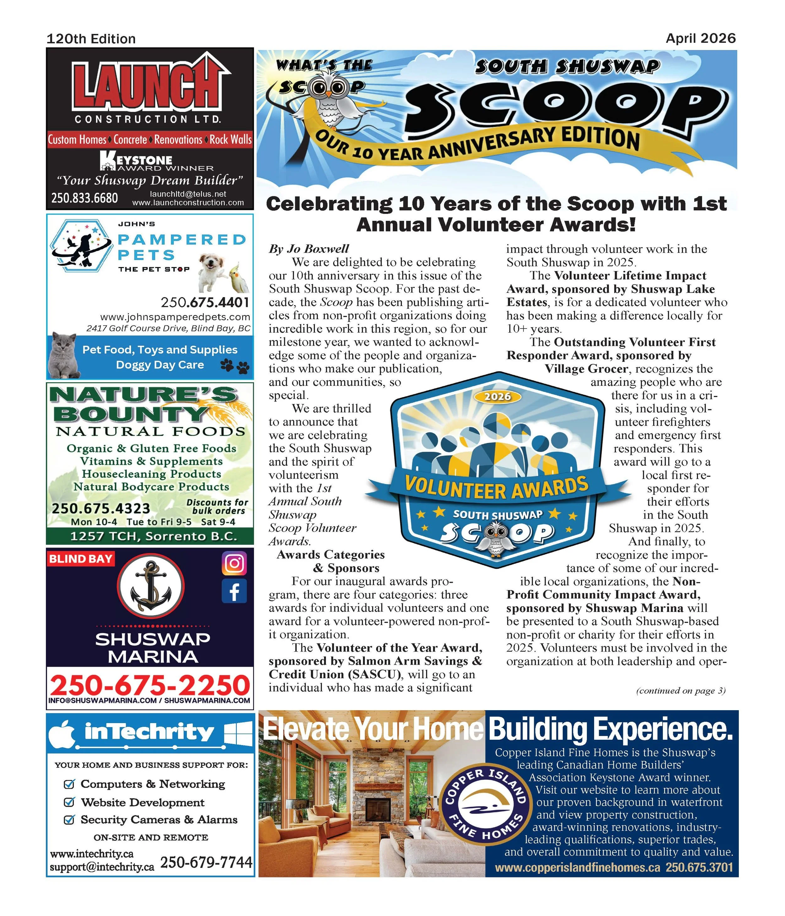 SHUSWAP SCOOP APRIL 2026