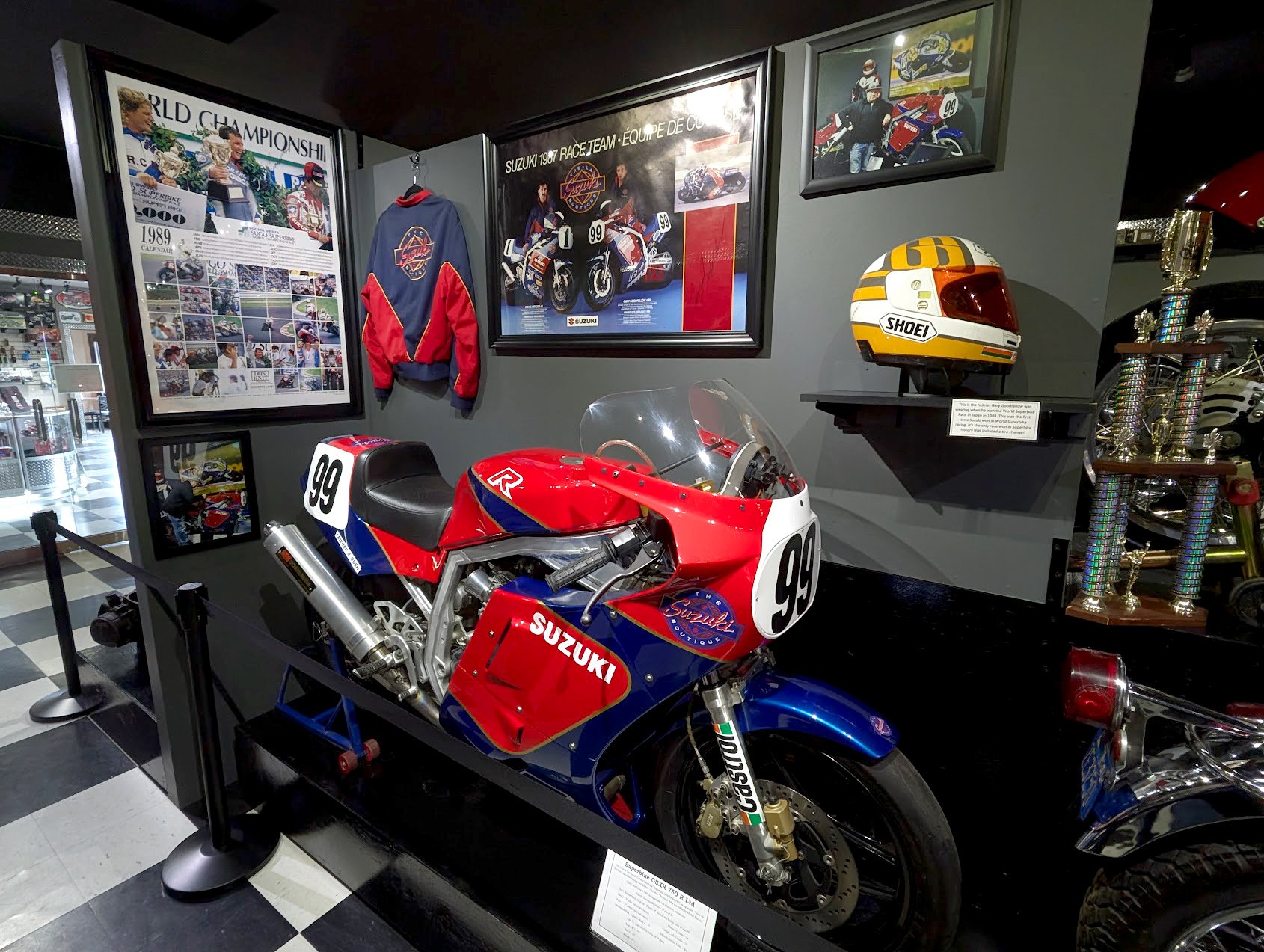 Dreamcycle Motorcycle Museum - bike on display